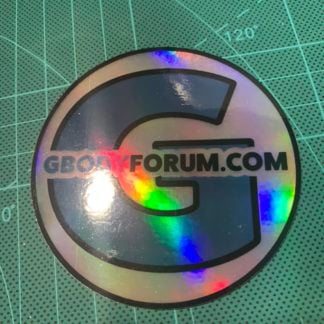 3" GBodyForum Holo Sticker