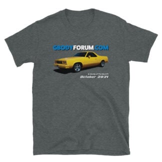 G-Body Chevy El Camino T-Shirt - October 2021 G-Body of the Month