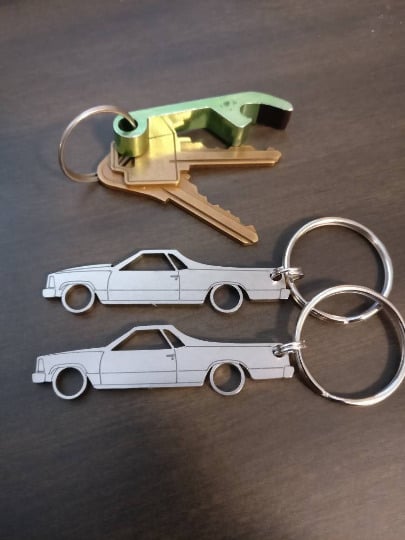 G-Body El Camino Elco 1978-1987 Laser Cut Key Chains