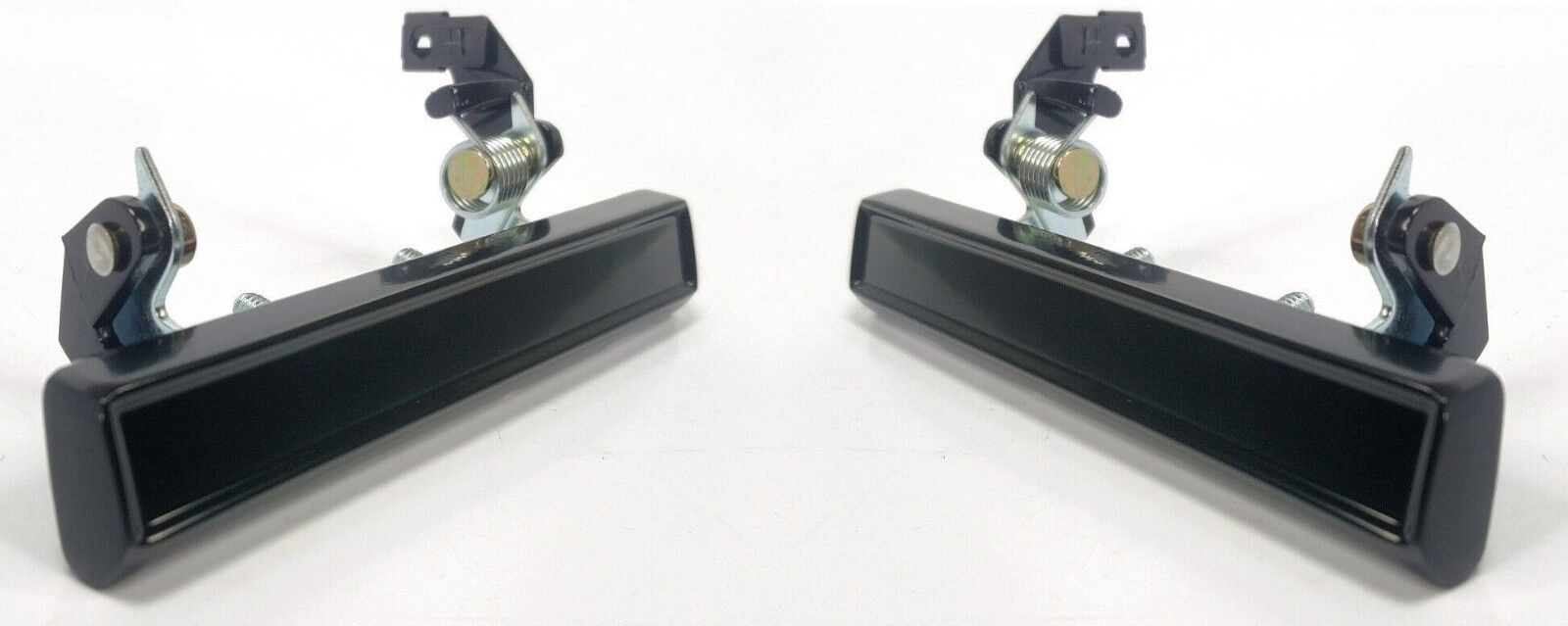 (Pair) Black Exterior Door Handles GM A/G Body Outside Door Latch Pulls