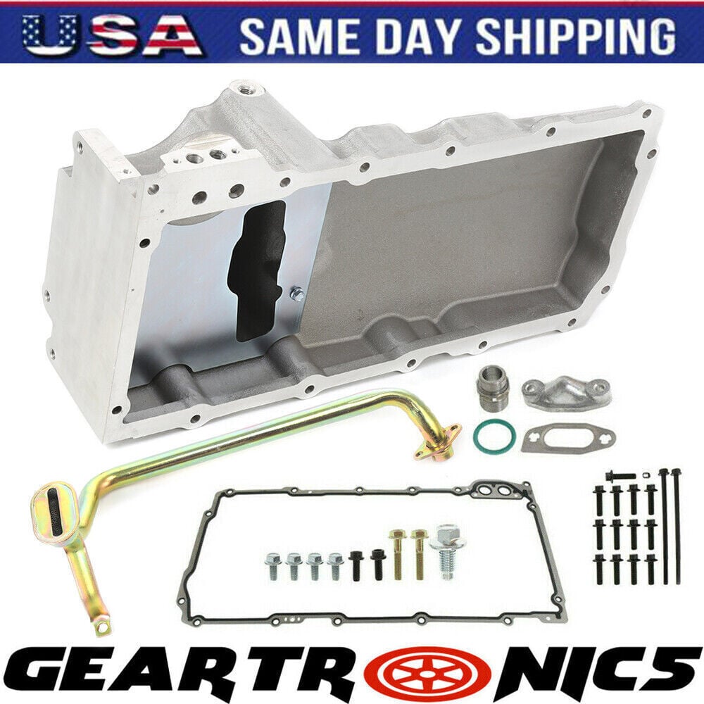 LS SWAP Aluminum Rear Sump Retro-Fit Oil Pan GM Camaro Nova Chevelle G BODY NEW