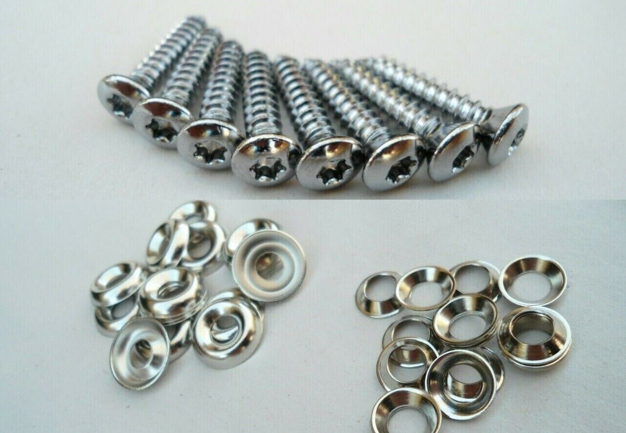 CHROME TORX SCREW & WASHER KIT! FOR CAMARO F&G-BODY GRAND NATIONAL REGAL 442 ETC