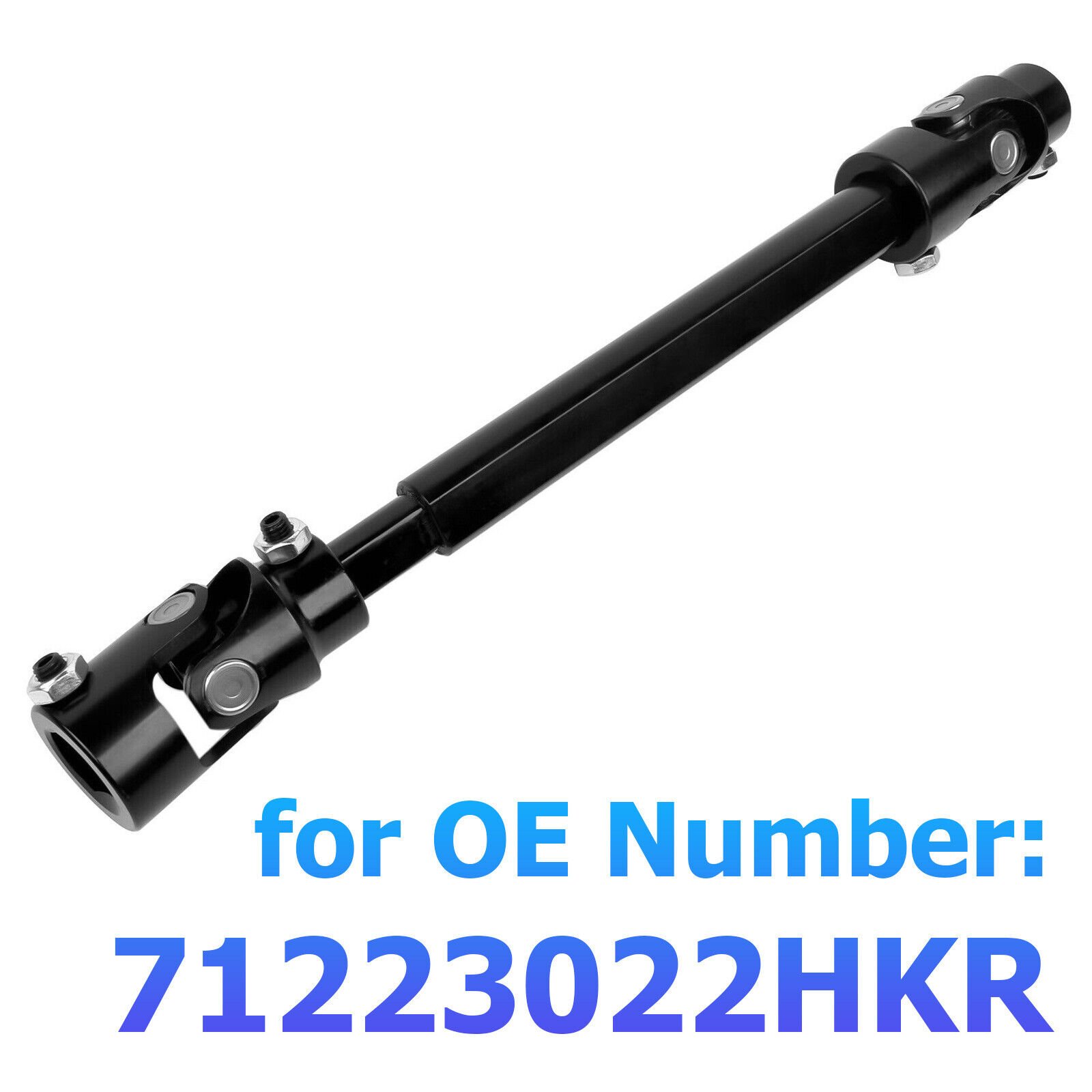 Black Steering Shaft for 1982-93 GM S10 S15 Sonoma 1982-88 GM G-Body 71223022HKR