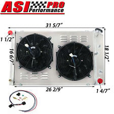 3Row Radiator&Shroud Fan Fit Chevy 70-81 Camaro 78-87 Monte Carlo G-Body Caprice