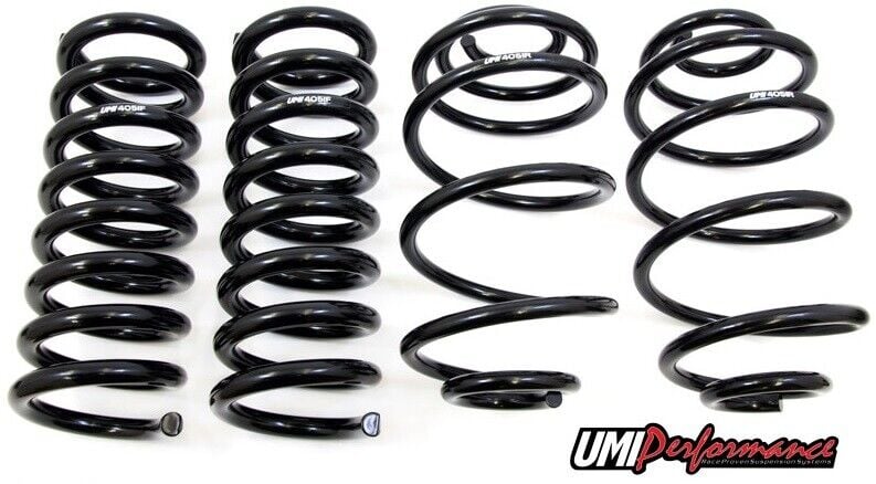 UMI Performance 3051 1978-1988 GM G-Body 2″ Lowering Spring Drop Kit | Stage 2