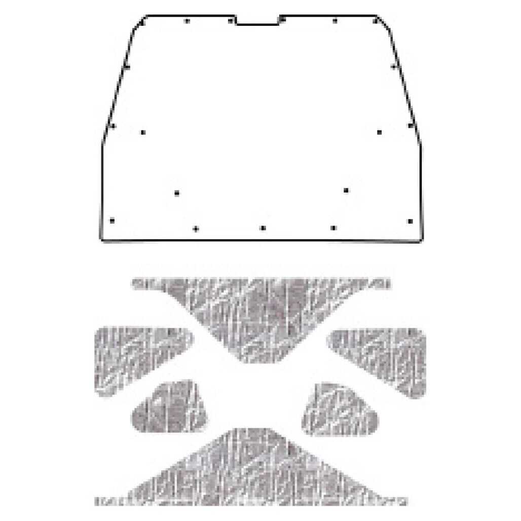 Hood Insulation Pad Heat Shield for 1978-1980 Chevy Monte Carlo G-Body – Smooth