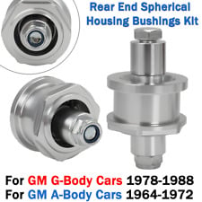 For GM G-Body 1978-1988 Spherical Housing Bushings Kit Control Arm & Part Silver