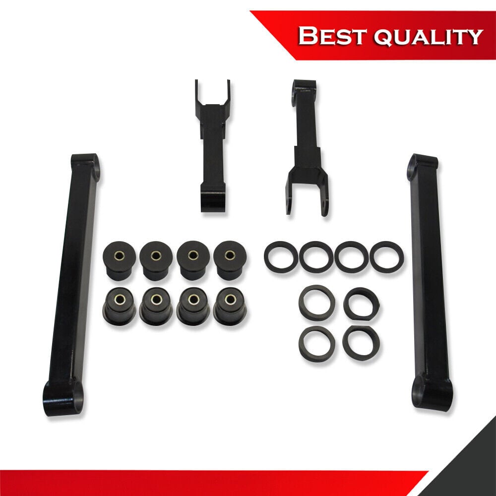 Steel Rear Trailing Control Arm Set Suits GM G Body 1978-1988 Black Painted