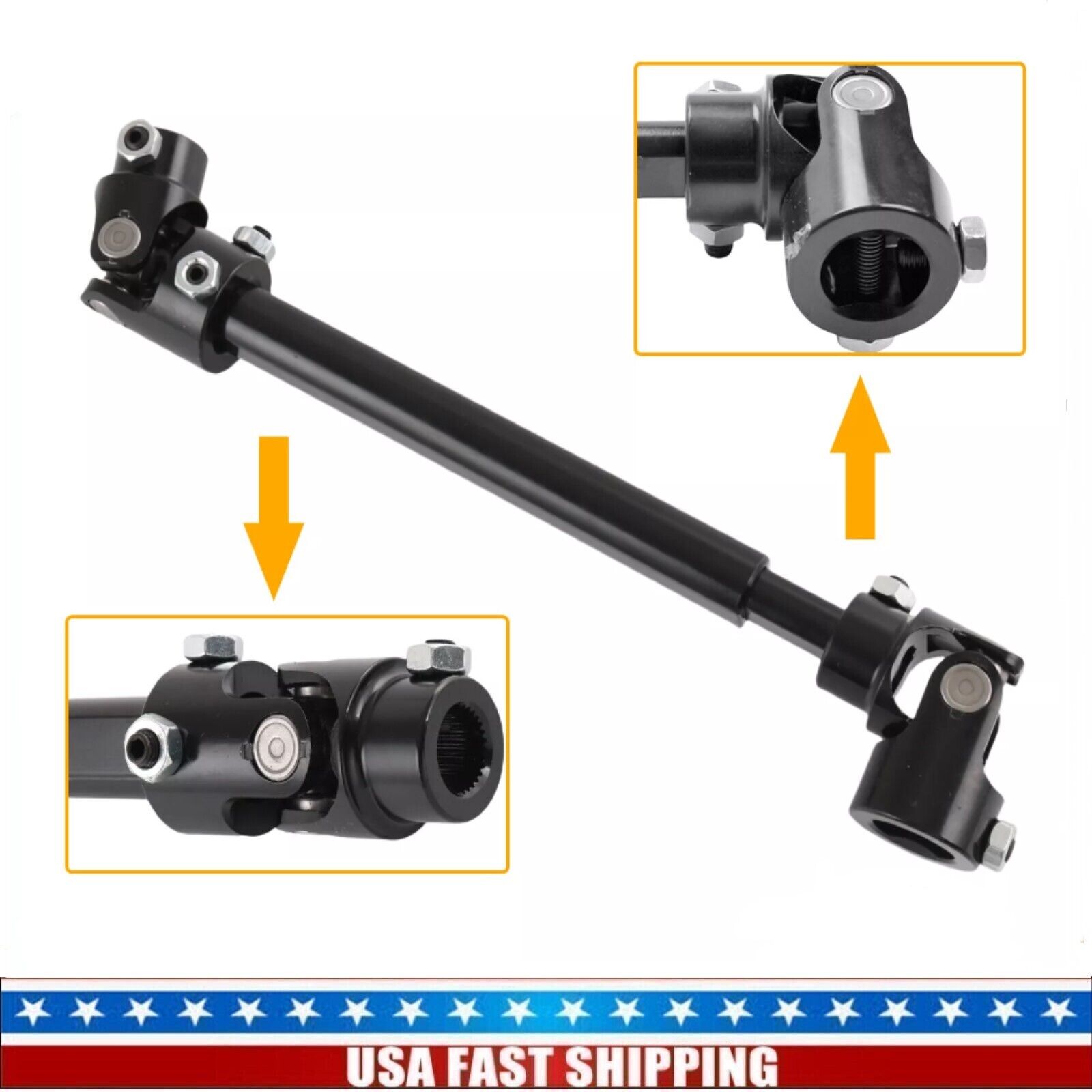 For 1982 – 88 GM G-Body 1982 – 93 GM S10 Sonoma Black Steering Shaft 71223022HKR