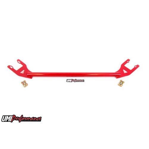 UMI Performance 3055-R Bolt in Rear Shock Tower Brace Red Fits 78-88 GM G-Body