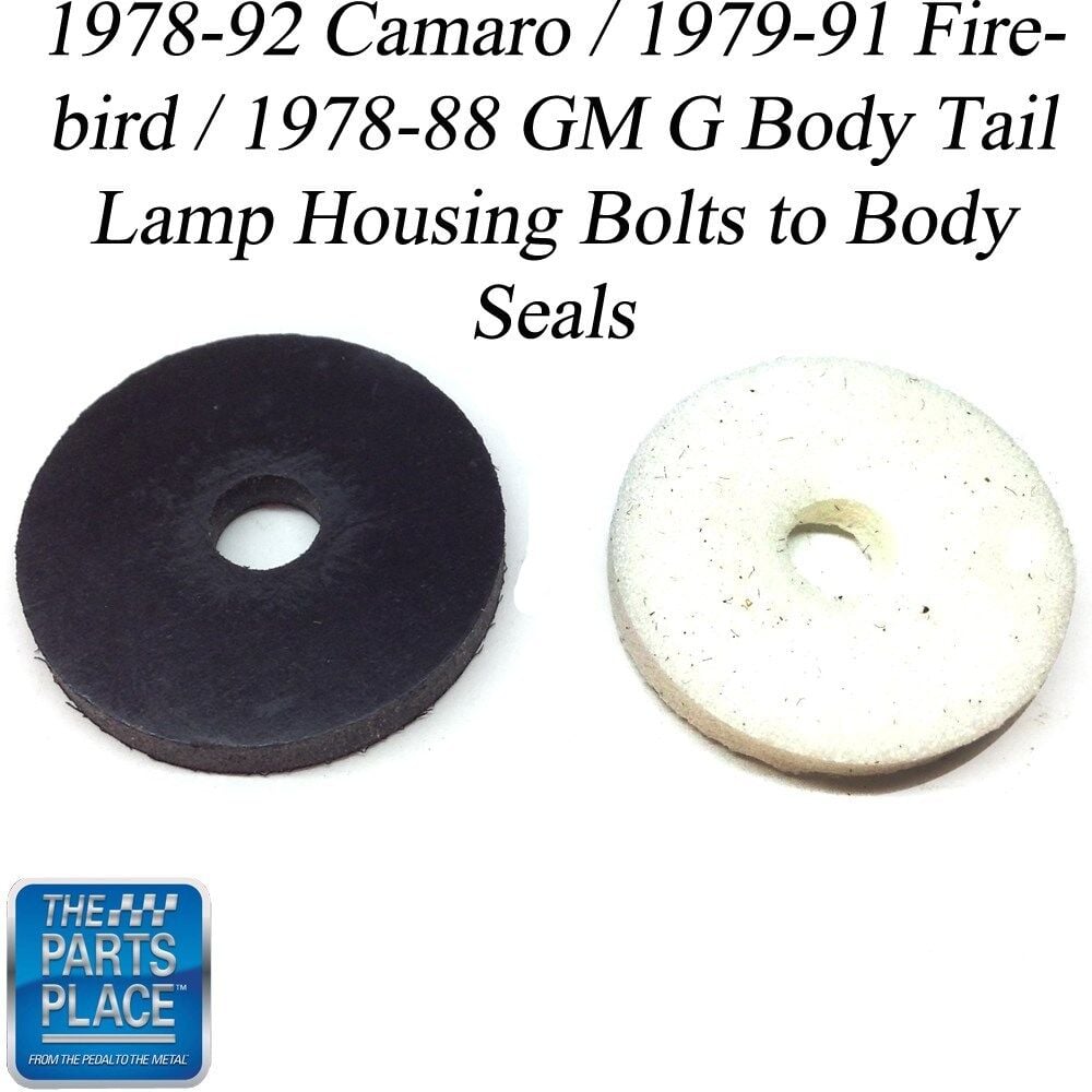 1978-92 Camaro / Firebird / GM G Body Tail Lamp Housing Bolts to Body Seals