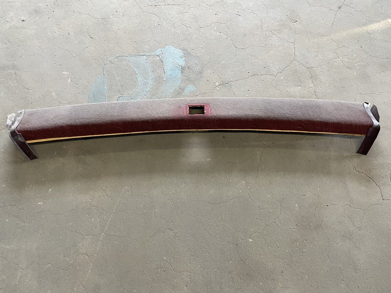 1986-88 G Body Monte Carlo Cutlass Regal Burgundy Rear Package Tray