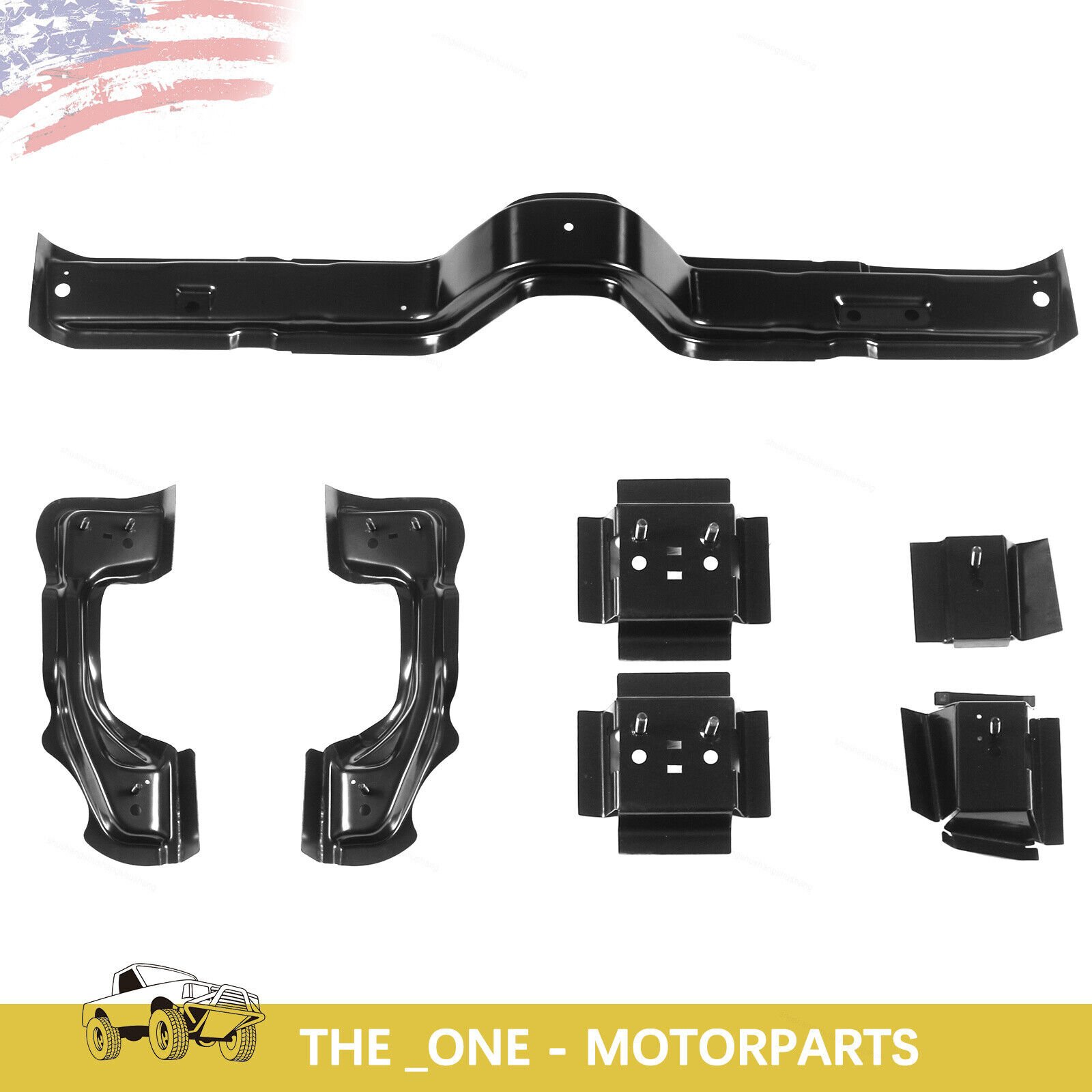 Fits 78-88 A/G Body Interior Seat Mounting Brace BRACKET Support Floor Pan 7PCS