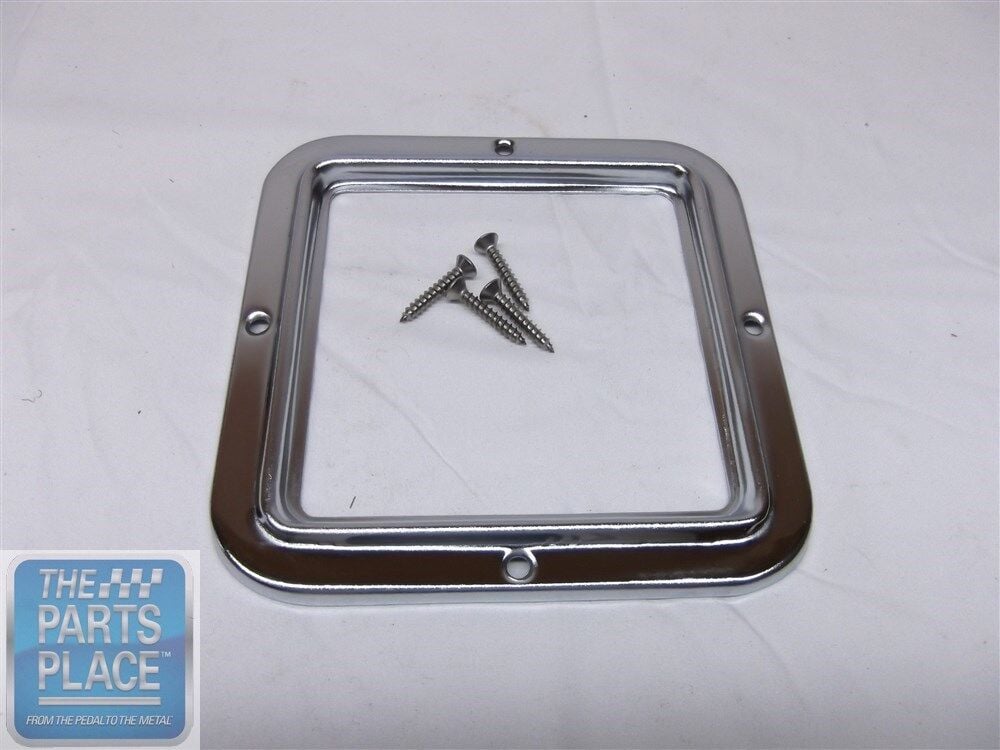 1978-88 GM A/G Body Manual Transmission Floor Shifter Boot Retaining Ring Chrome