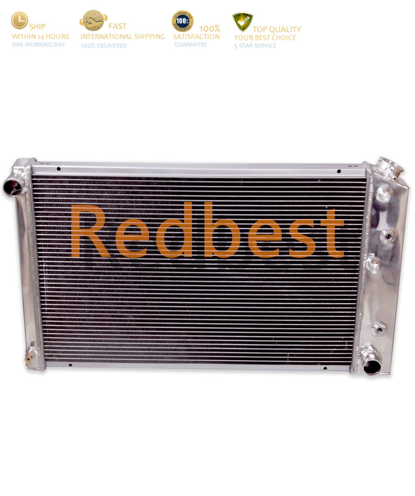 4 Row Radiator For Chevy 1970-1981 Camaro/78-87 Monte Carlo G-Body/Impala/C/K NA