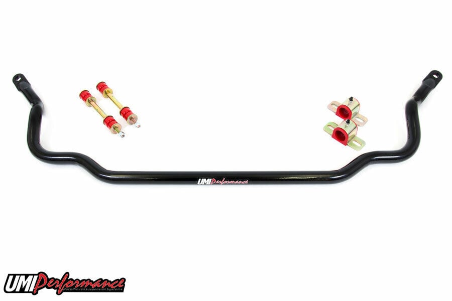 UMI 78-88 GM G-Body 1.25″ Solid Chrome Moly Front Sway Bar- Bolt On BLACK 3035-B