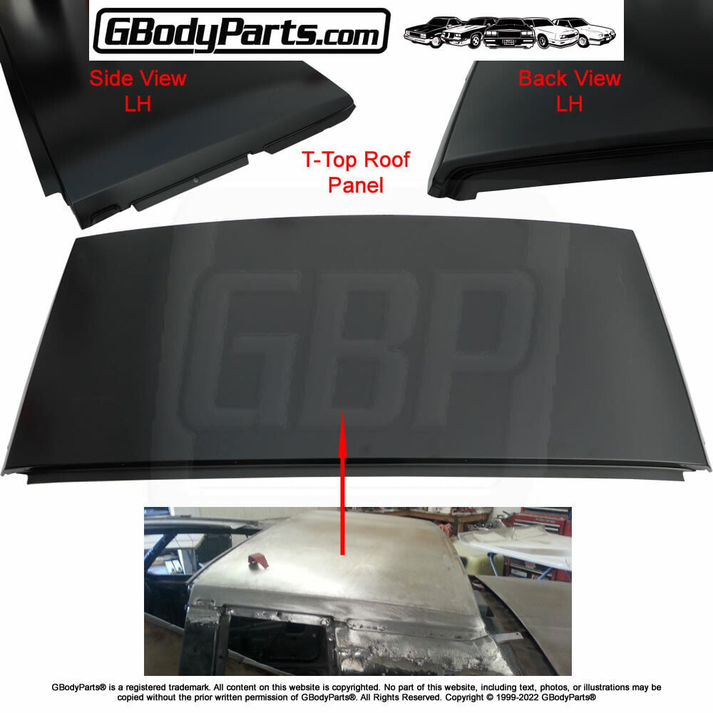 78-88 Cutlass GN 442 A/G Body T-Top REAR Replacement Roof Panel Skin OE Style