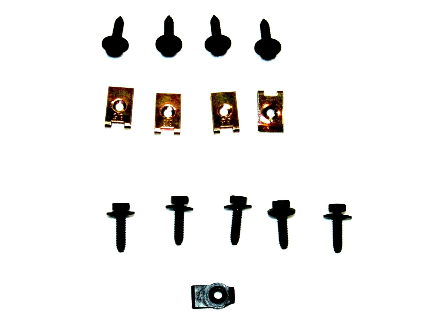 New 14 piece fan shroud bolt and clip installation kit 78-88 G body 1532-33