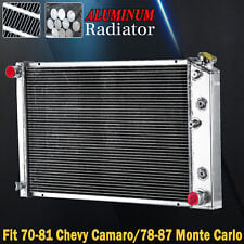 162 3 Row Aluminum Radiator fit Chevy 70-81 Camaro/ 78-87 Monte Carlo G-Body