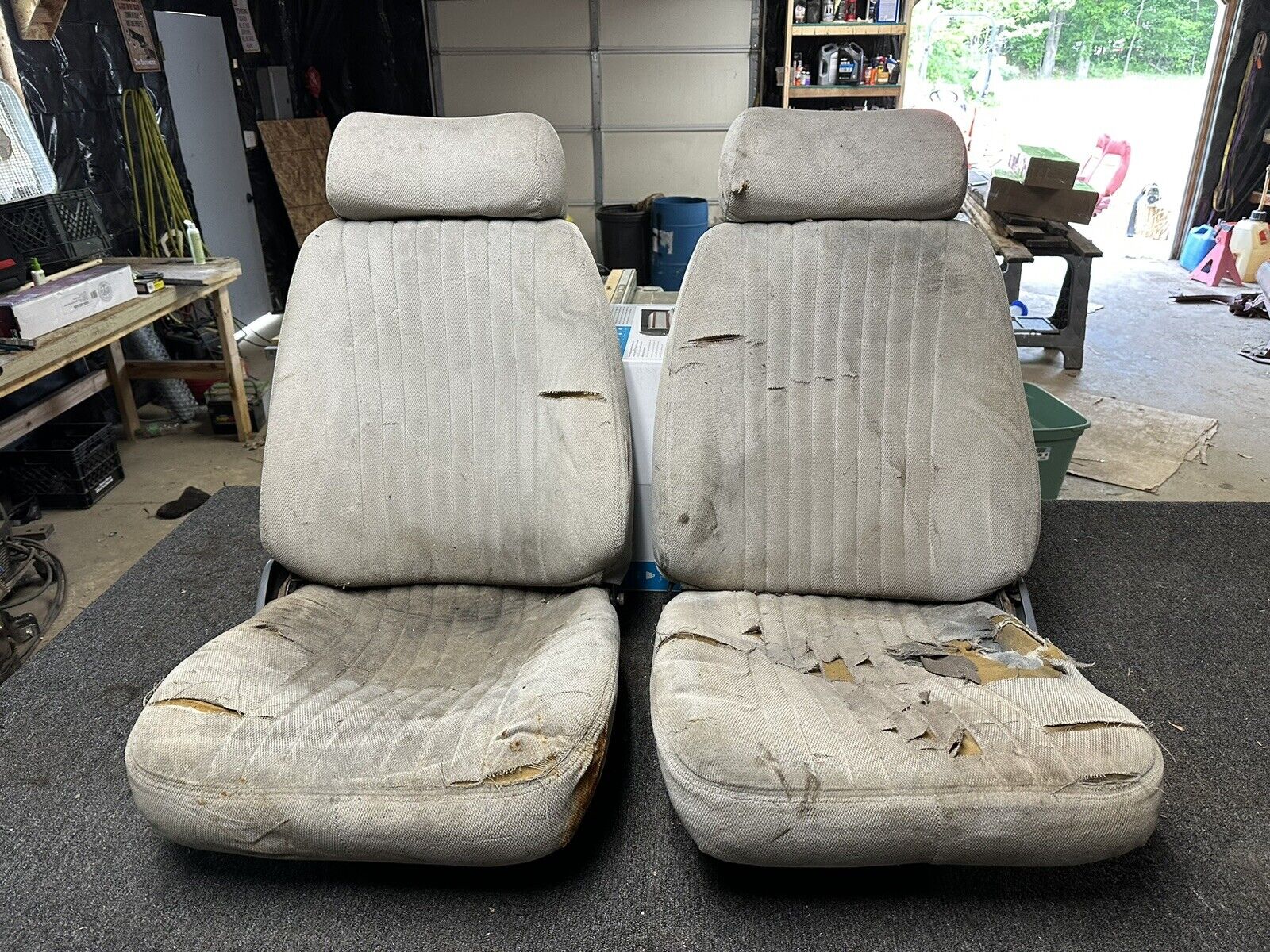 RAT ROD HOT ROD FRONT BUCKET SEATS G BODY? CAMARO? BUICK? PASSENGER AND DRIVER