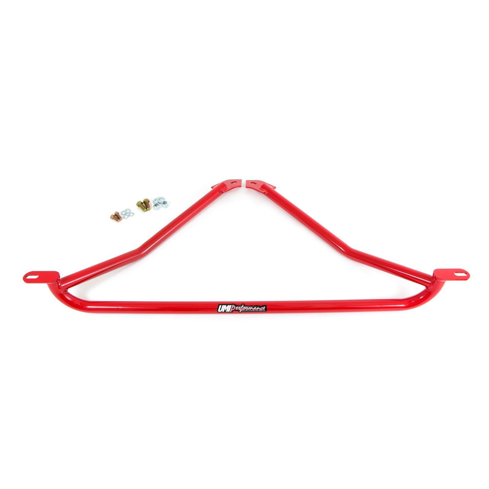 UMI 3053-R 78-88 G-Body Front Reinforcement Brace, Bolt In, Red