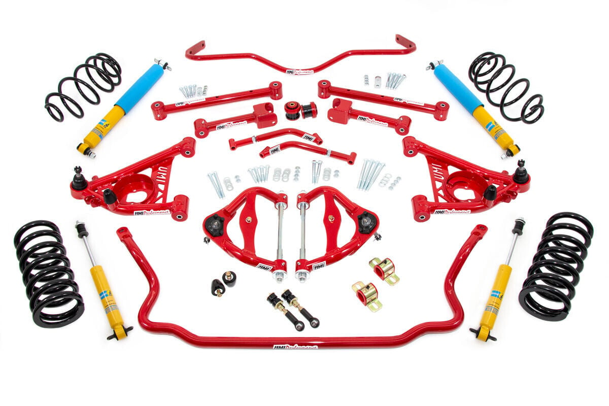 1978-88 GM G-Body UMI Suspension Corner Max Handling kit, Race, Street Red