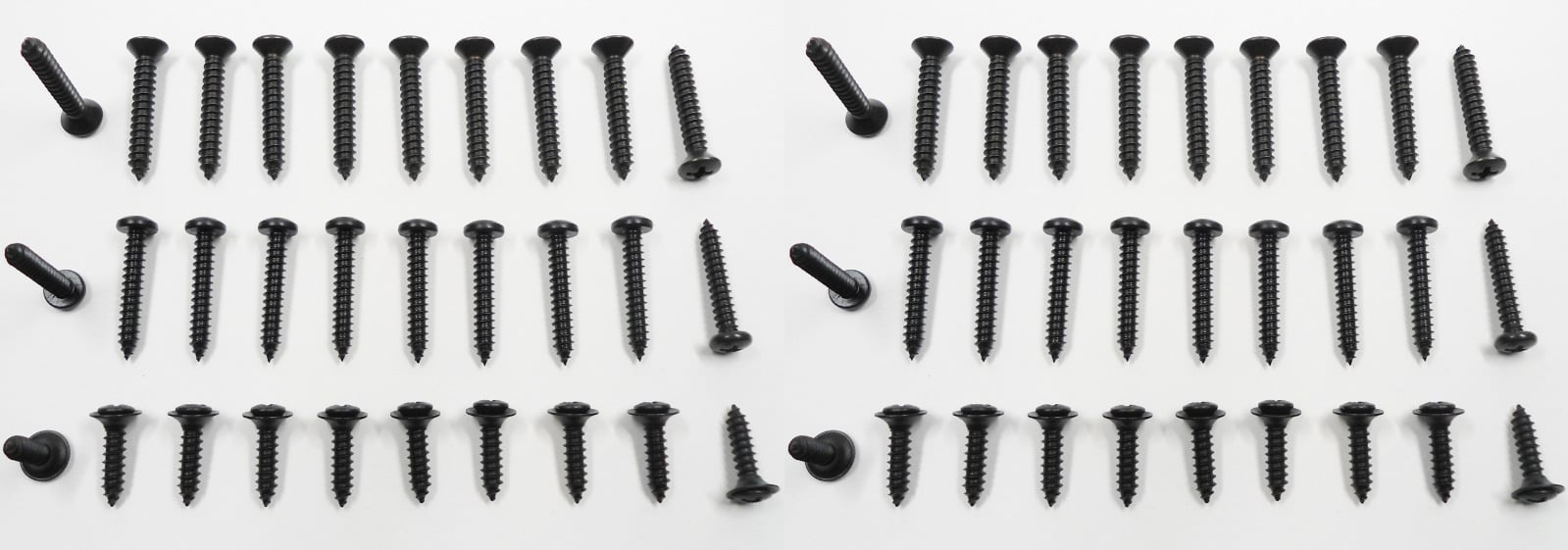 60 BLACK INTERIOR SCREWS! FOR G-BODY MONTE CARLO 442 SS HURST BUICK REGAL ETC