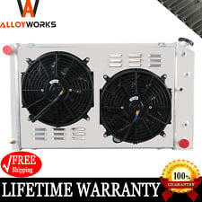 3 Row Radiator+Shroud Fan For 78-88 G-Body Monte Carlo El Camino Regal Cutlass