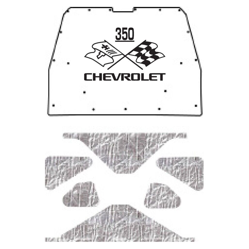 Hood Insulation Pad Heat Shield for 78-80 Monte Carlo G-Body, G-350 X-Flags