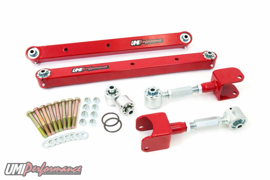 UMI 1978-1988 GM G-Body Pro-Touring Rear Suspension Kit RED GBR024-R