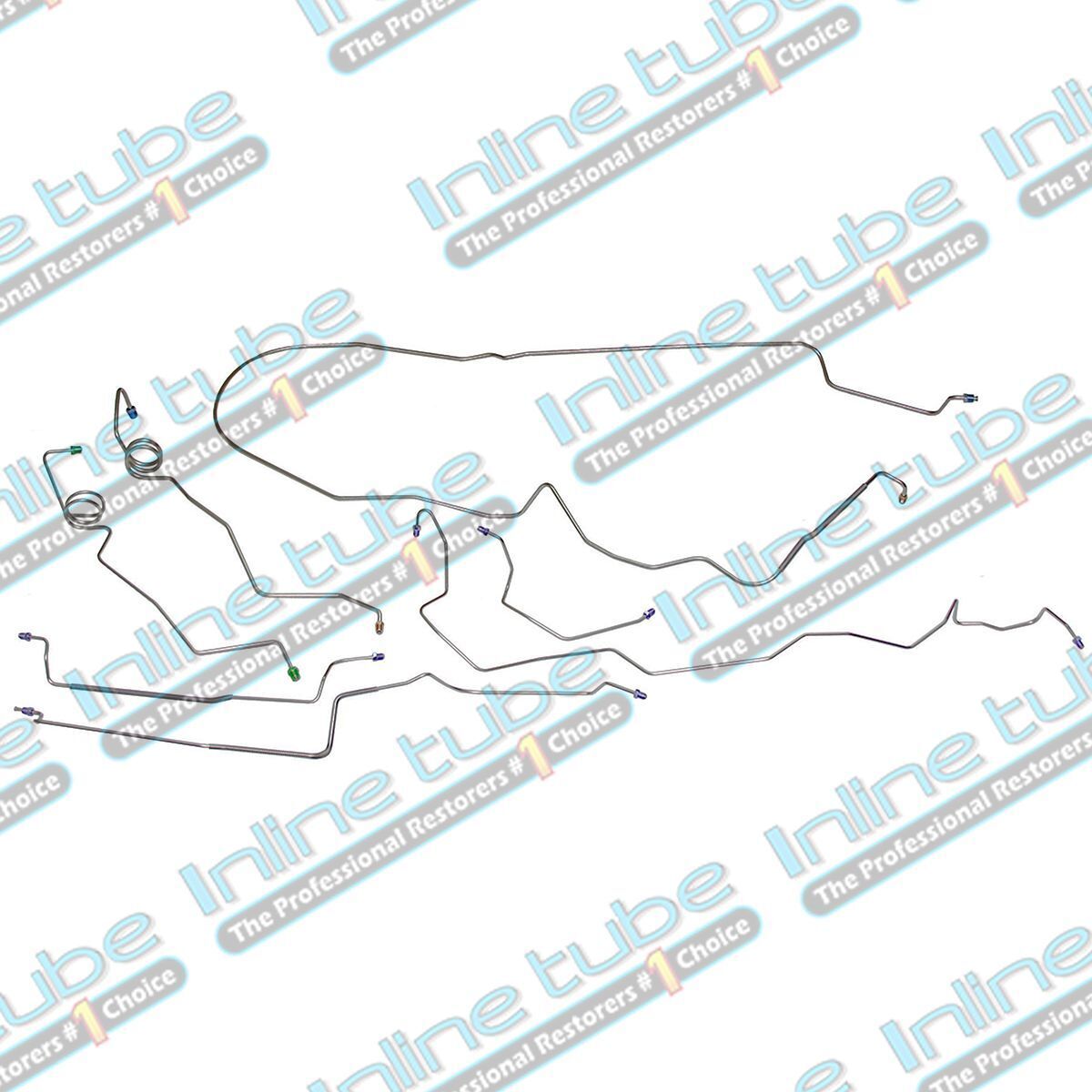 78-83 G-body Malibu and Wagon Complete Prebent CNC Brake Line Set Tubes OEM