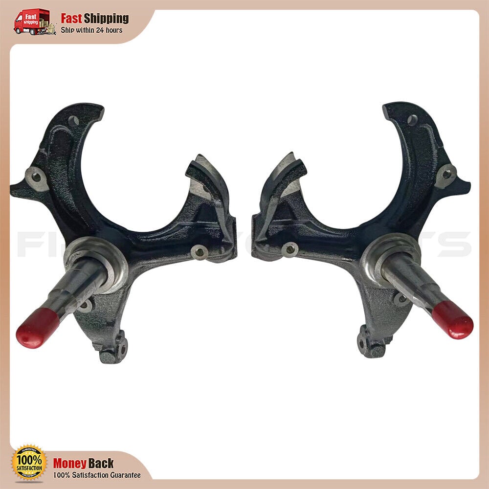 2X DISC BRAKE STOCK SPINDLE STEERING KNUCKLE FOR 79-87 A-G-BODY 82-97 S10 S15