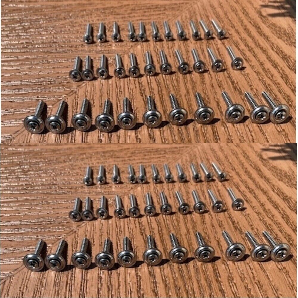 38 CHROME INTERIOR SCREWS! FOR: G-BODY CUTLASS GS OLDS 442 SS REGAL ETC