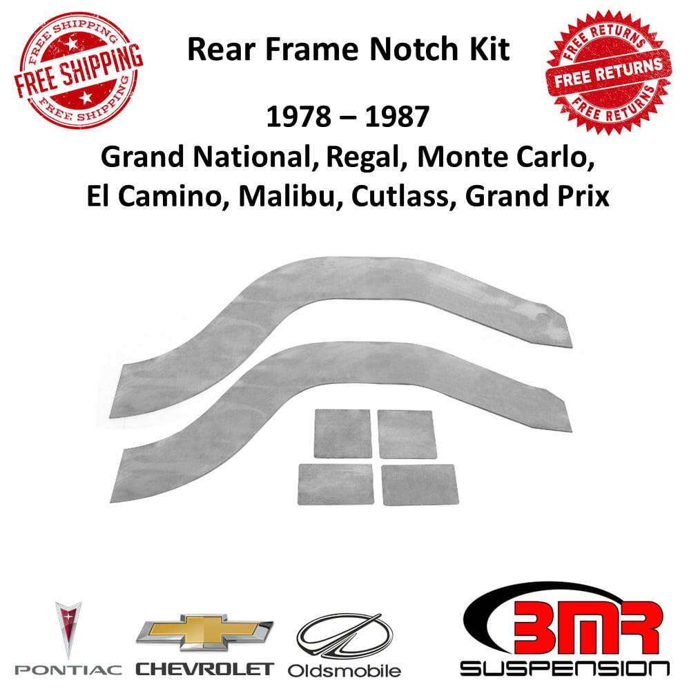 BMR Suspension Rear Steel Frame Notch Kit fits 78-87 Regal Malibu Cutlass #FR461