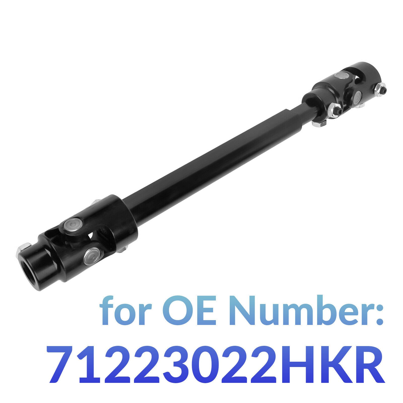 Black Steering Shaft for 1982-93 GM S10 S15 Sonoma 1982-88 GM G-Body 71223022HKR