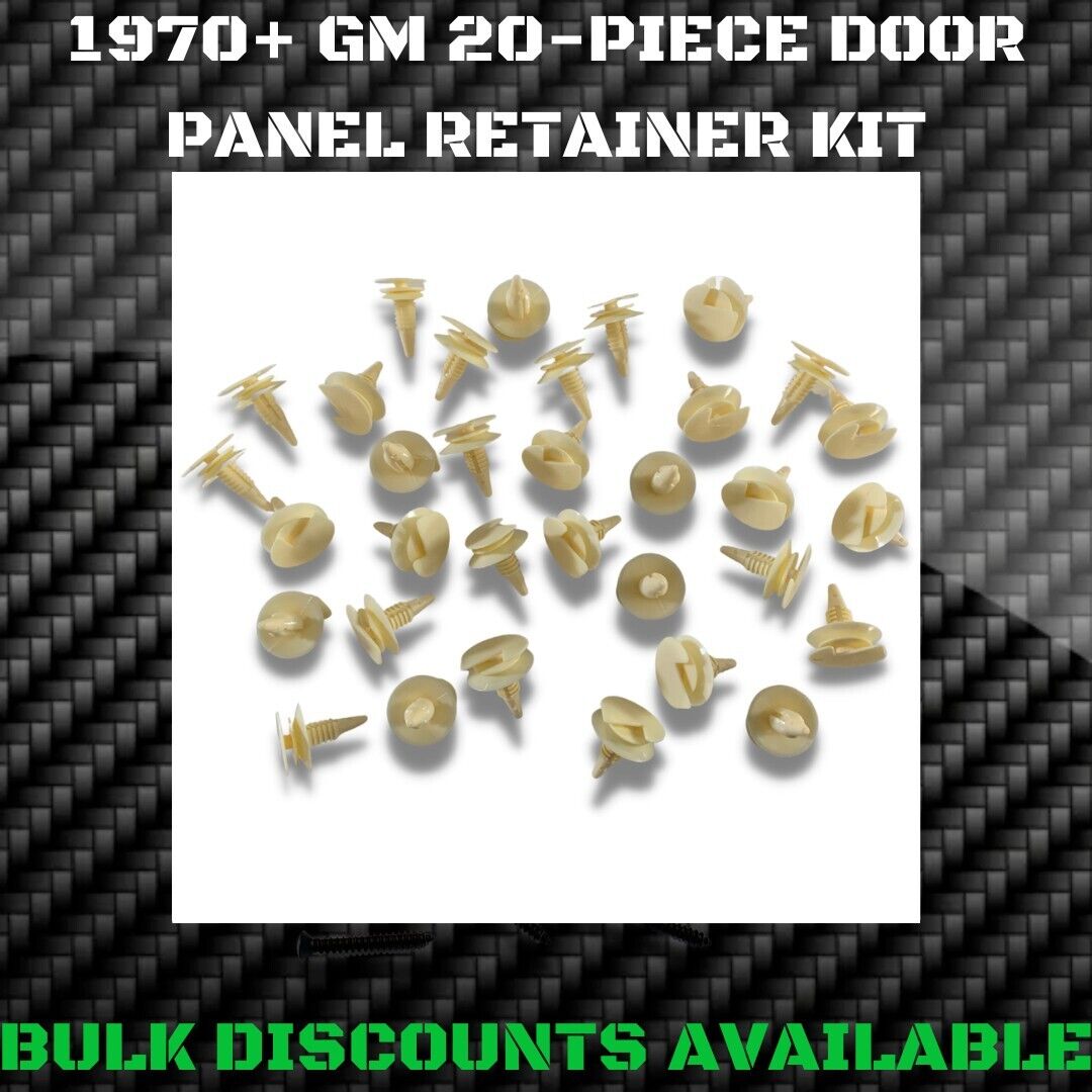 1970-1988 G BODY Interior Door Panel Buttons Clips Retainers Fasteners GM OEM