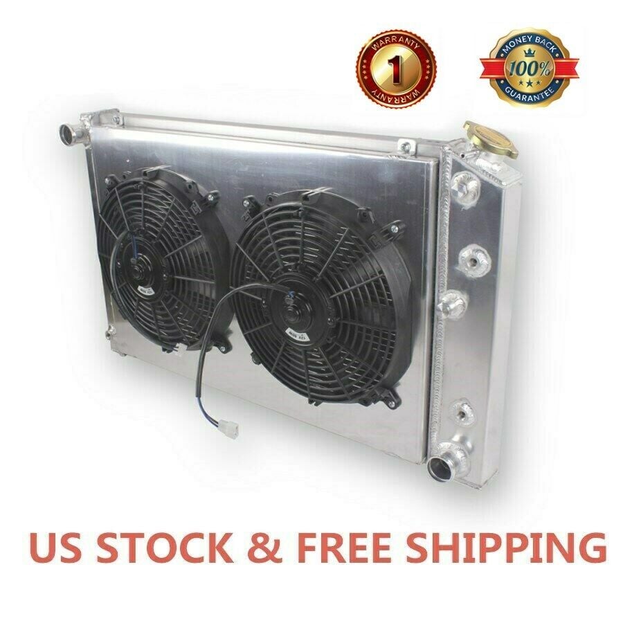 3 Rows Radiator&Fan Shroud For 78-87 Chevy El Camino Monte Carlo G-Body GMC