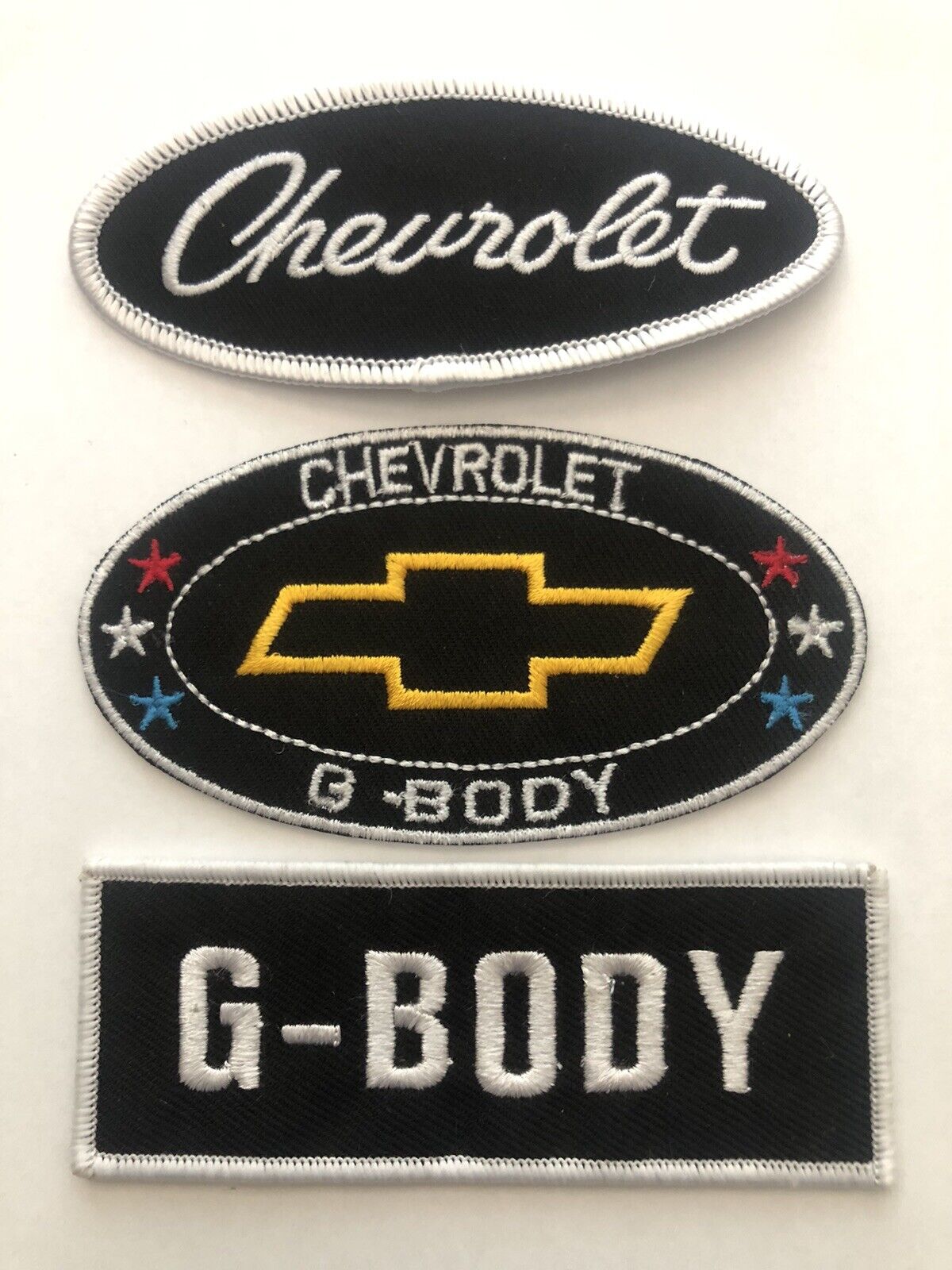 CHEVROLET G-BODY SEW/IRON ON PATCH CHEVY MONTE CARLO MALIBU EL CAMINO