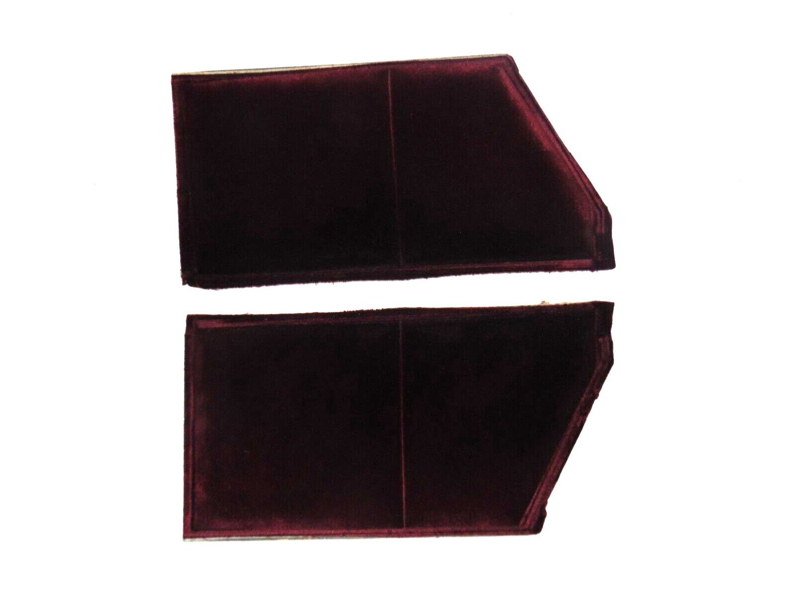 Burgundy Cloth inserts interior G body 78-88 style 1