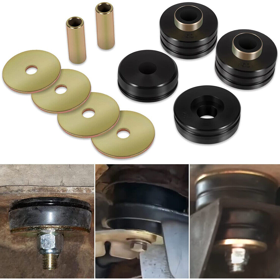 9.4102G Body Mounting Bushing Kit Universal Mount with Mounts Washers Bushings