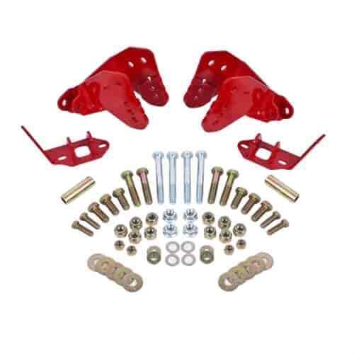 BMR Suspension CCK007R Rear Coilover Conversion Kit 1978-1987 GM G-Body Red Incl