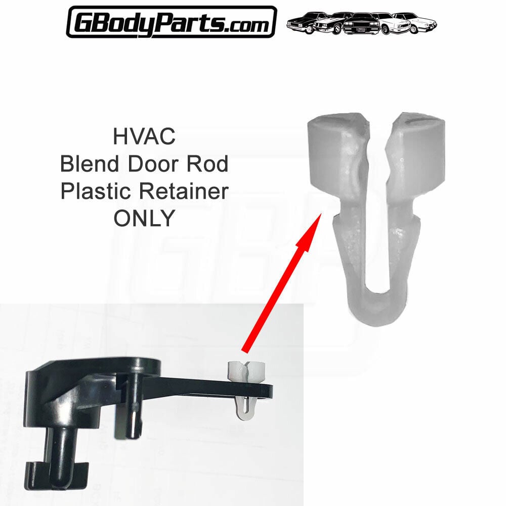 78-88 GBody HVAC Heater A/C Blend Door Pivot Lever Arm ROD RETAINER GM #1224062