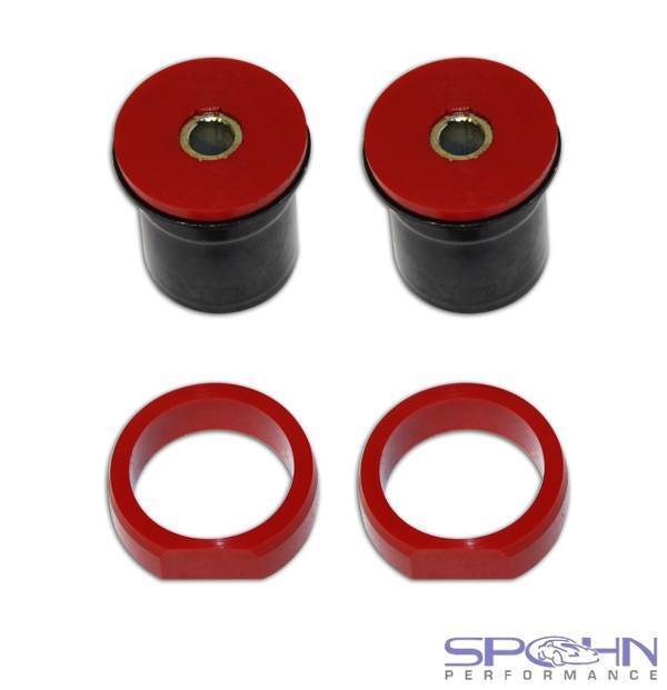 Rear Axle Housing Rear Upper Control Arm Polyurethane Bushings with Clam Shells