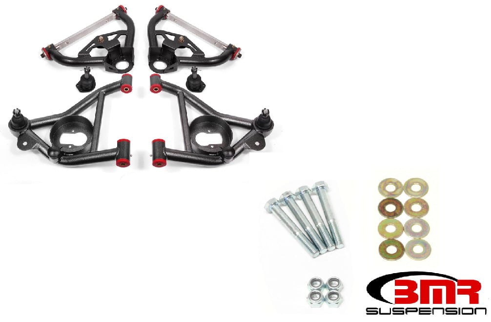 BMR Suspension A-Arm Kit Black Hammertone w/ Hardware Kit for 78 – 87 GM G-Body