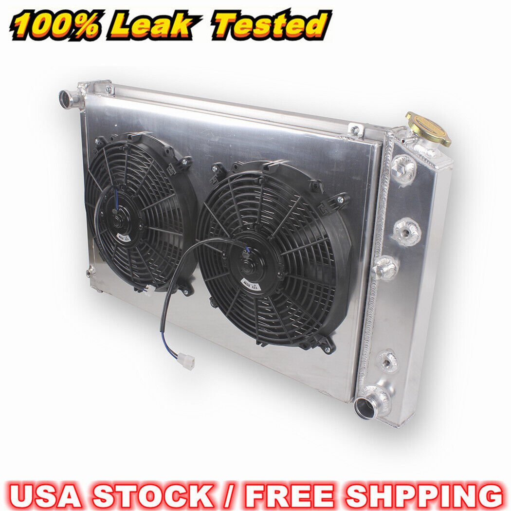 3Row Radiator+Shroud+Fan For 78-88 G-Body Monte Carlo El Camino Regal Cutlass