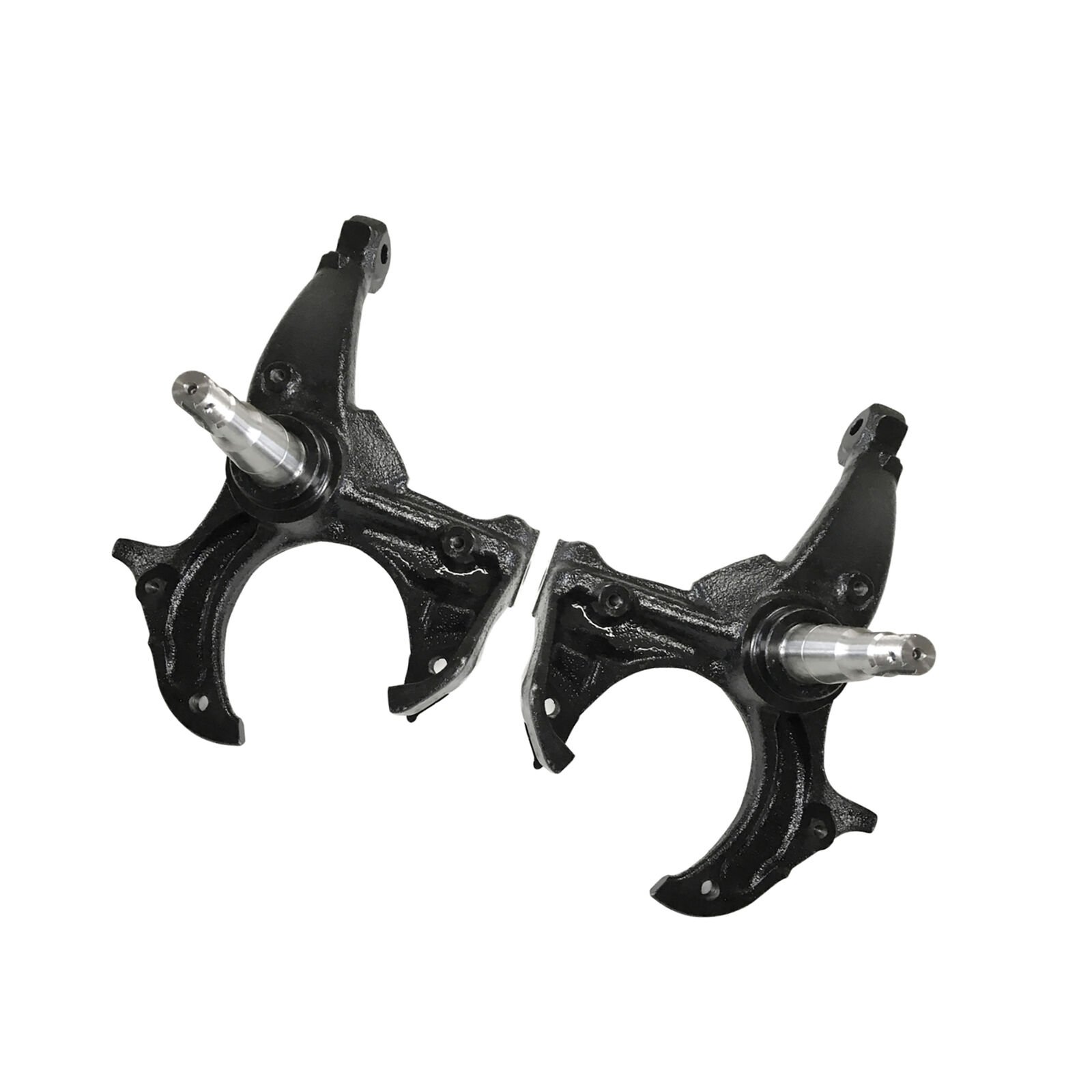 2PCS Disc Brake Stock Spindles Steering Knuckles For GMA-G-Body 82-97 S10 S15 V6