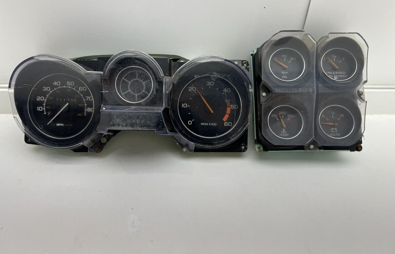 78-85 Pontiac G Body Tach Dash Cluster Gauge Panel 6K Tachometer Oil Volts Temp