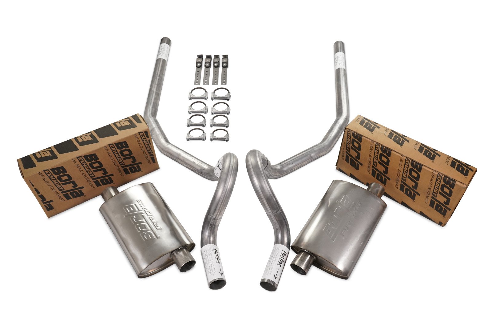 78-88 GM G Body Car 2.5″ Dual Exhaust Kit Borla Pro XS Rear Exit No Tip