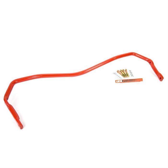 UMI 3034-R 78-88 G-Body 1 Inch Solid Rear Sway Bar, Red