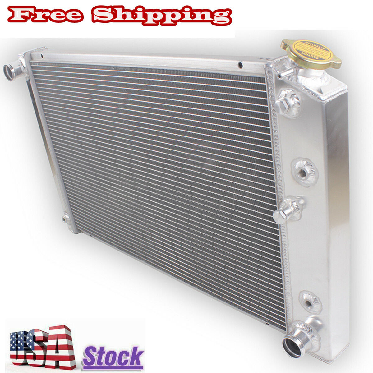 4Row Aluminum Radiator For 1970-81 Chevy Camaro/78-87 Monte Carlo G-Body Caprice